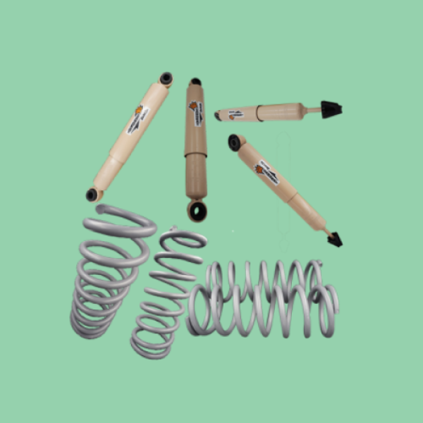 Kit suspension Nissan Patrol Y60/Y61 court +7 renforcé - Sandkat